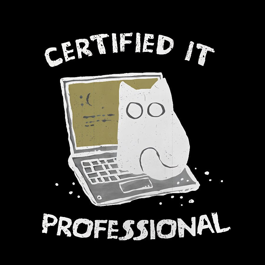 Certified IT Professional Geeky T-Shirt