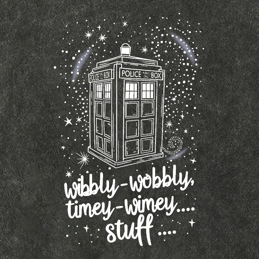 Wibbly wobbly timey wimey Christmas Vintage Distressed T-shirt