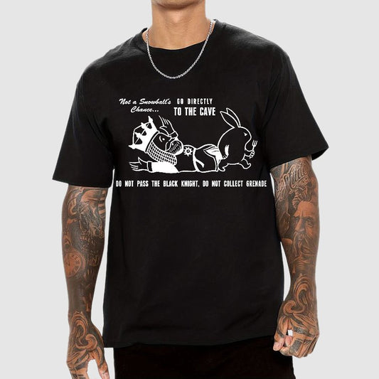 Go To The Cave Do Not Laugh Geek T-Shirt