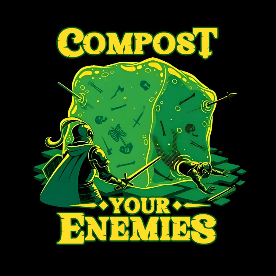 Compost Your Enemies Geek T-Shirt