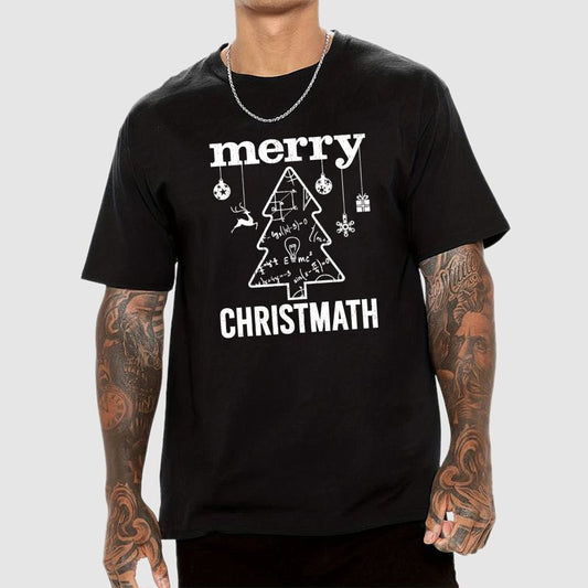 Merry Christmas Christmas Math Jokes Geek T-Shirt