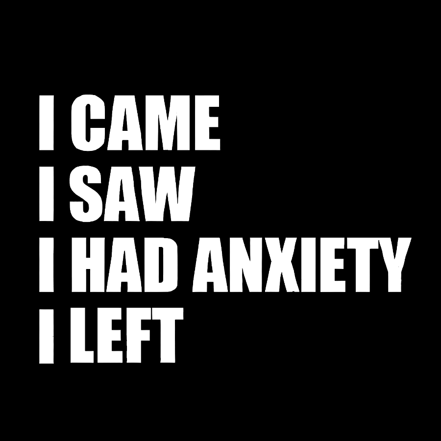 I Came I Saw and Have Anxiety I Left Geek T-Shirt