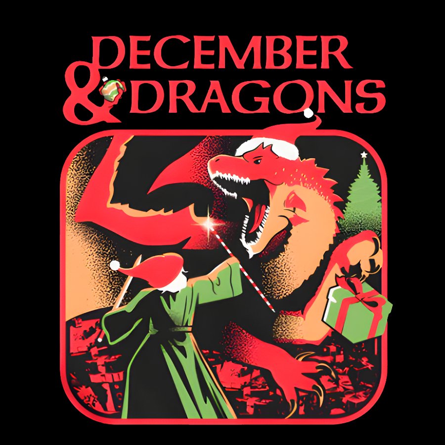 December & Dragons Geek T-Shirt