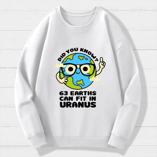 Uranus Geek Cotton Sweatshirt