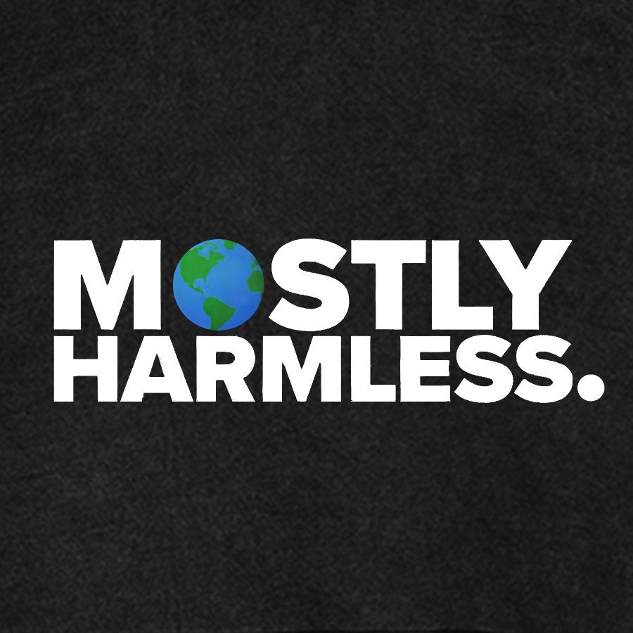 Mostly Harmless Vintage Distressed Hoodie