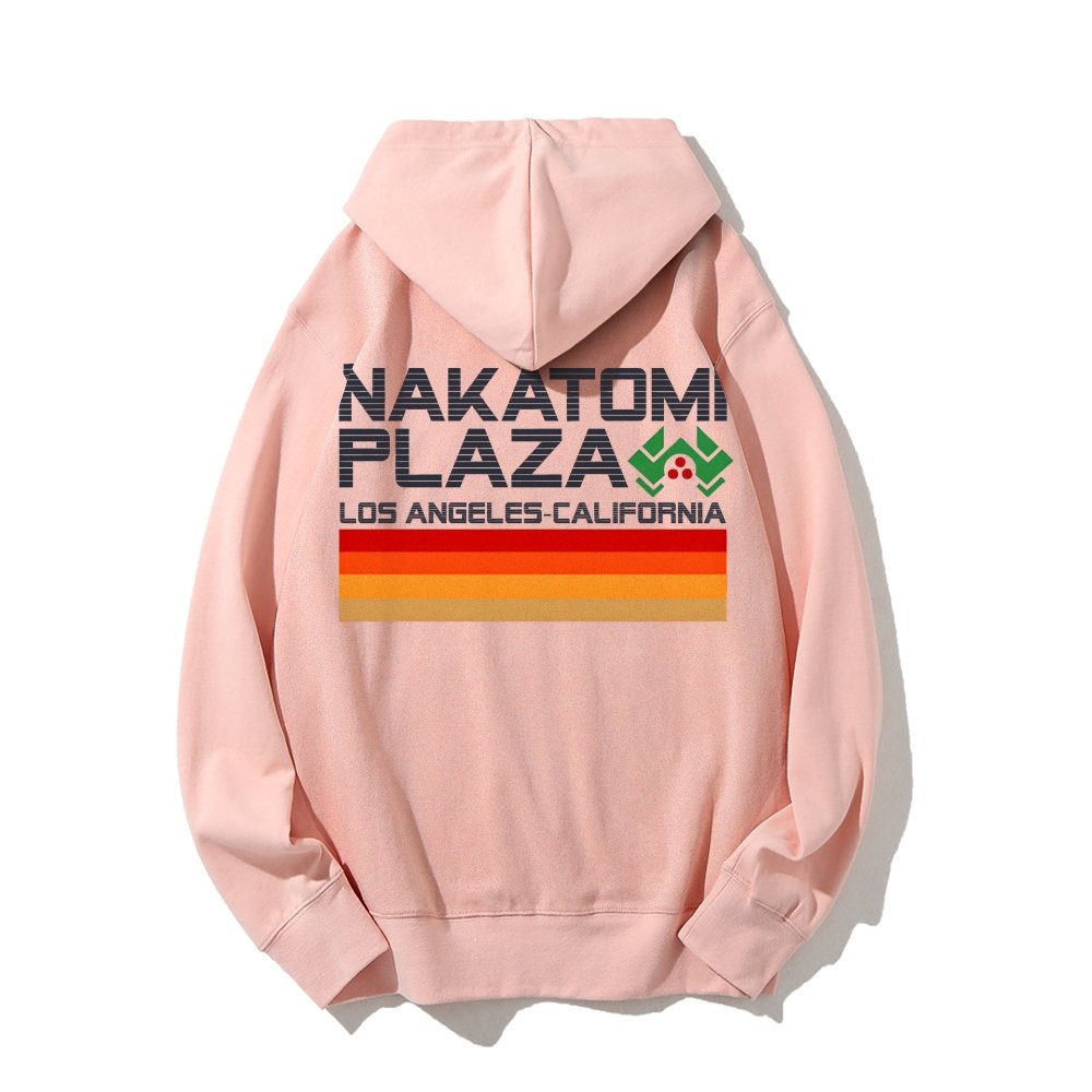 Retro Plaza Printed Back Unisex Cotton Hoodie