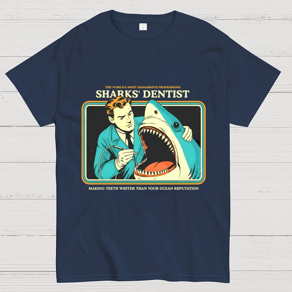 Sharks Dentist Geek T-Shirt