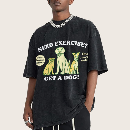 My Dog is My Personal Trainer Vintage Distressed T-shirt