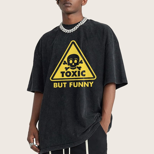 Toxic but Funny Vintage Distressed T-shirt