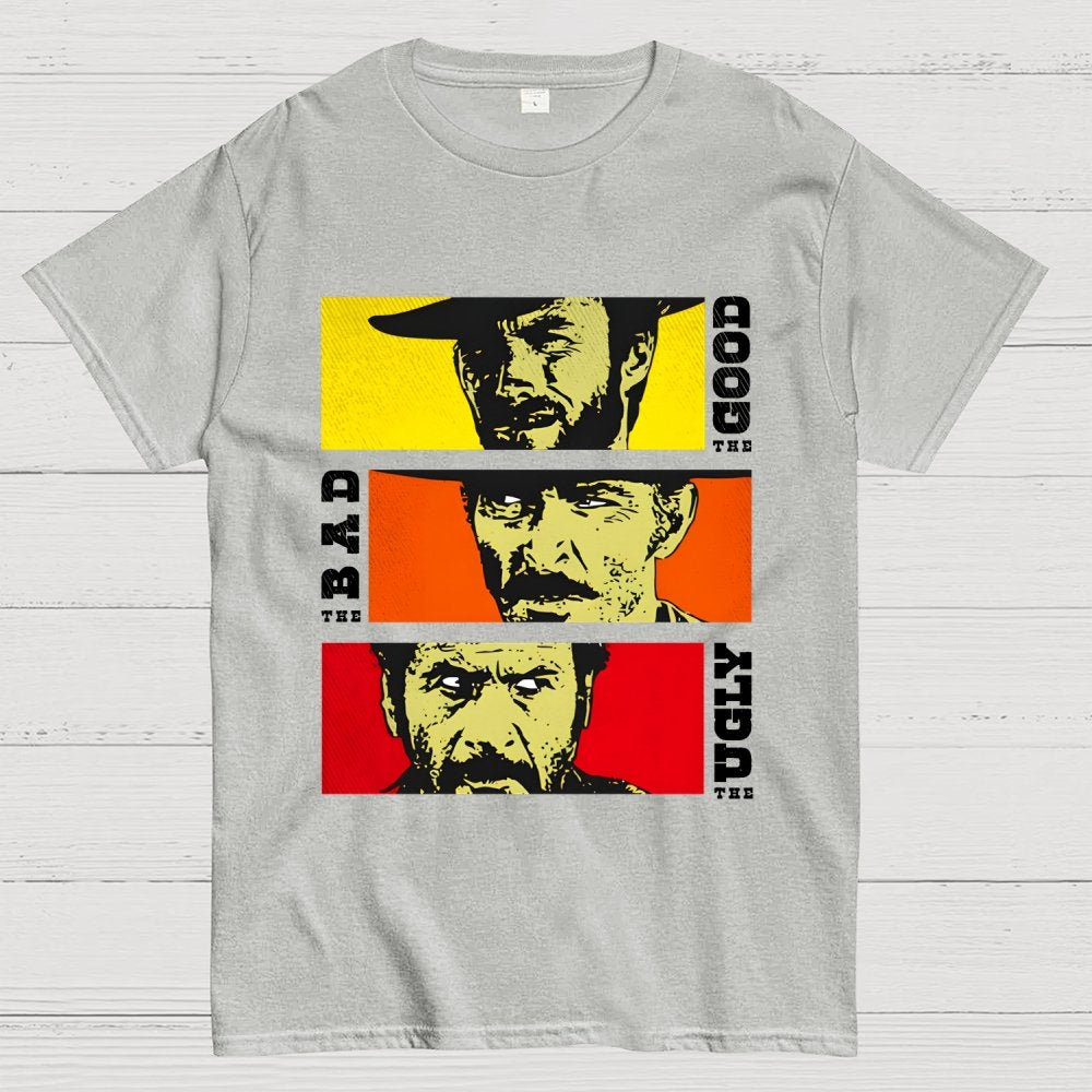 The Good The Bad The Ugly Cat Geek T-Shirt