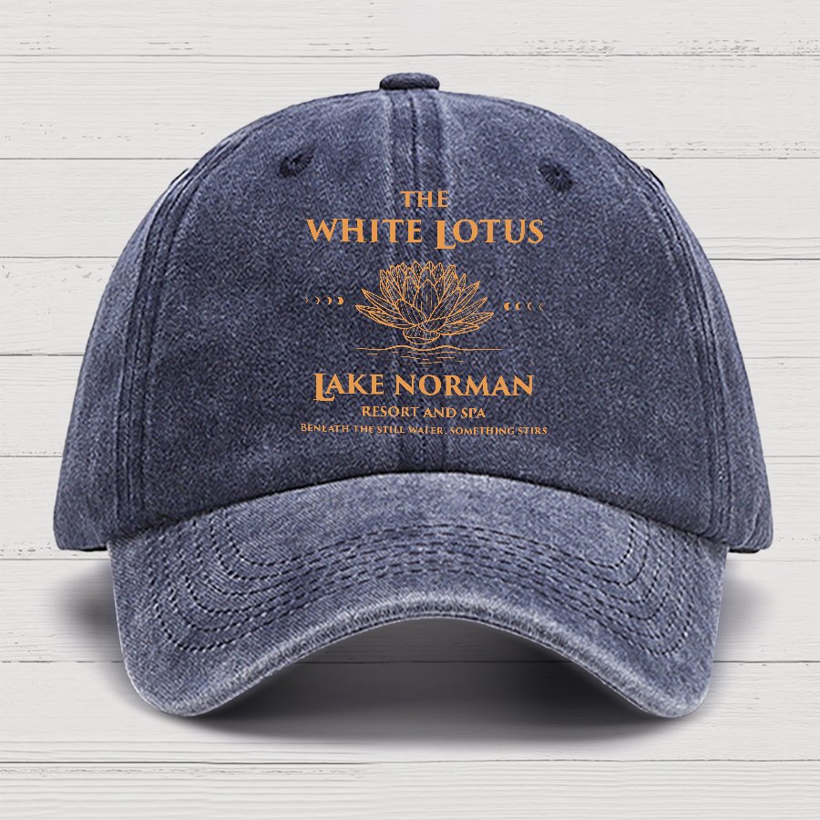 White Blossom LKN Cotton Hat