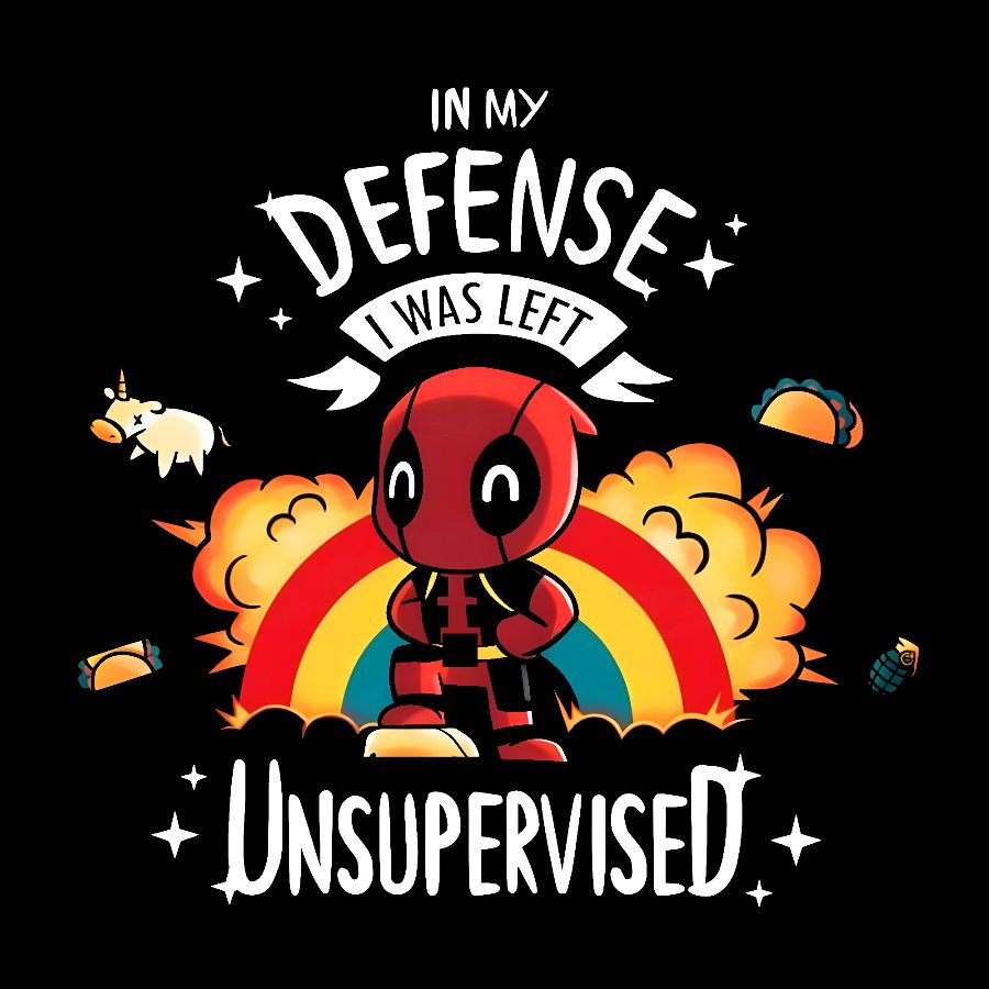 In My Defence I Was Left Unsupervised. Geek T-Shirt