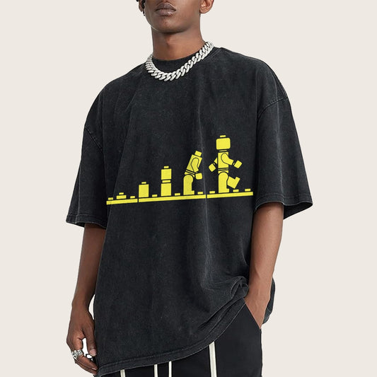 Bricks Evolution Vintage Distressed T-shirt