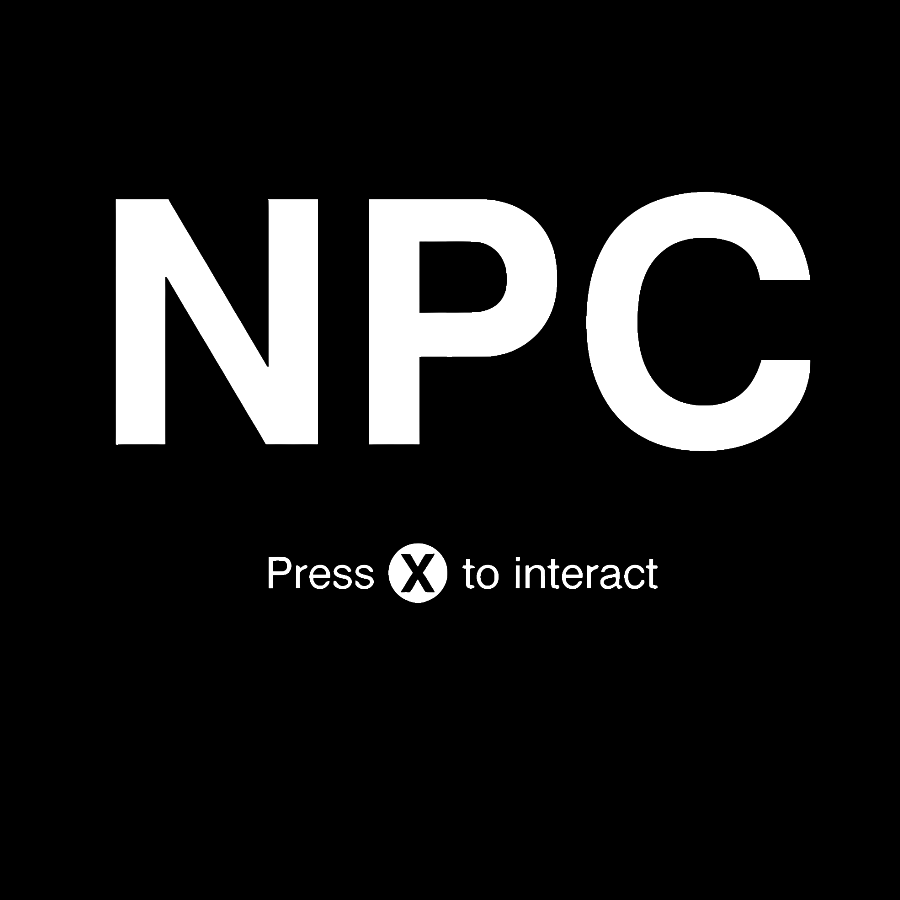 NPC Press X to Interact Geek T-Shirt