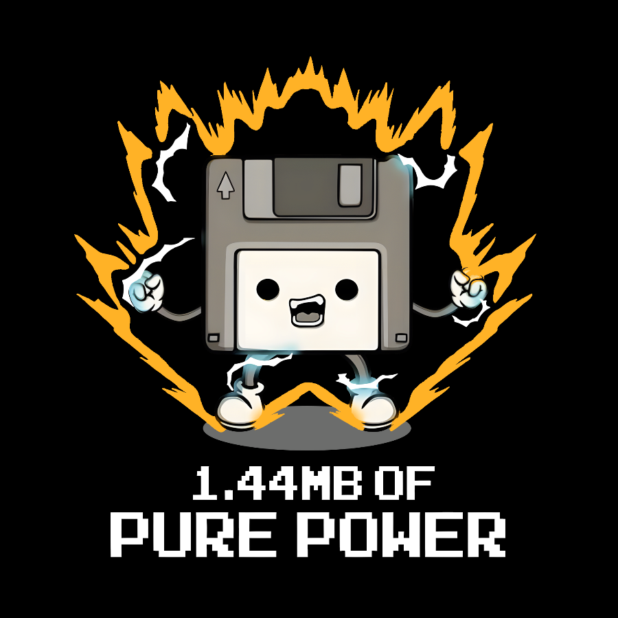 1.44mb of pure power Geek T-Shirt
