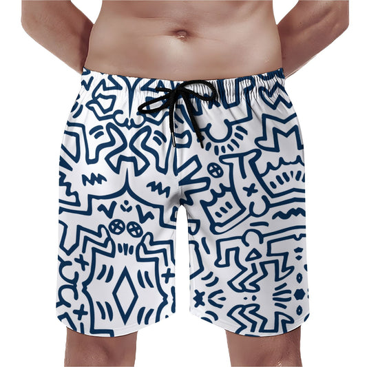 Geek Travel Culture Graffiti Geek Shorts