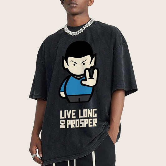 Live Long Vintage Distressed T-shirt