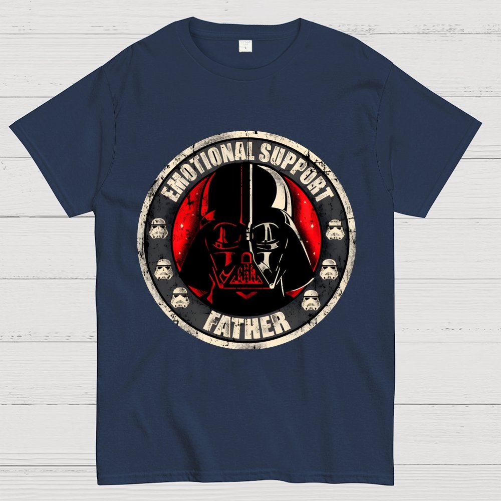 Emotional Support Father Geek T-Shirt