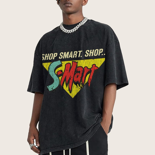 Shop Smart. Shop SmartMart! Vintage Distressed T-shirt