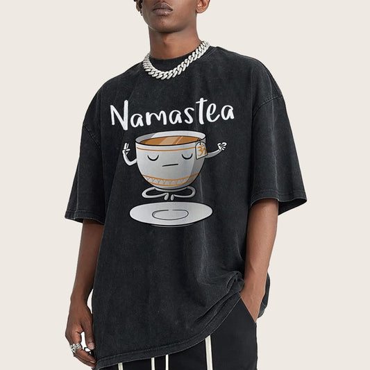 Namastea Vintage Distressed T-shirt