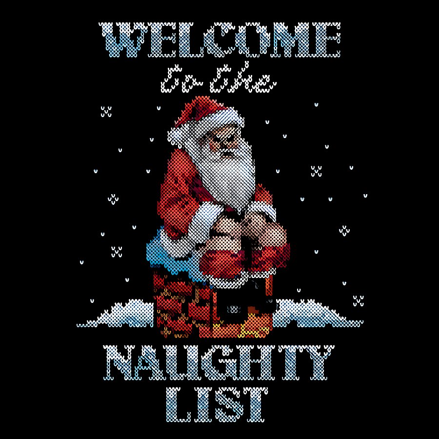 Welcome to the Naughty List Geek T-Shirt