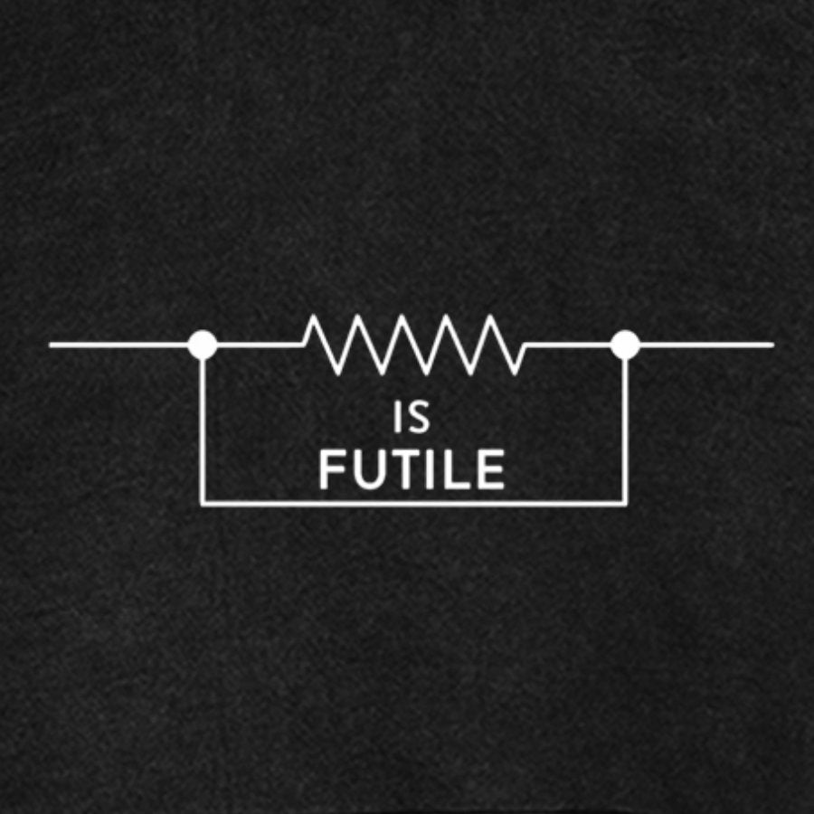 Is Futile Sarcastic Humor Vintage Distressed Hoodie