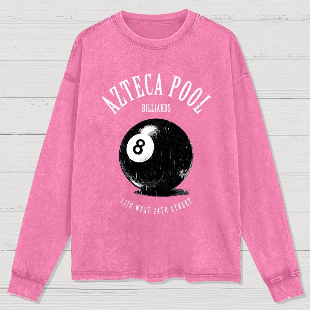 Azteca Pool Washed Long Sleeve Tee