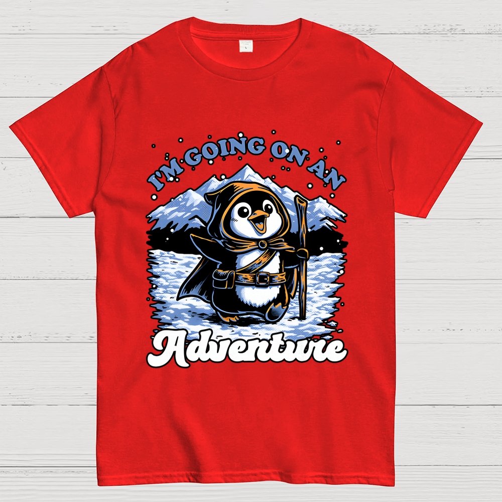 Penguin Adventure Meme Geek T-Shirt