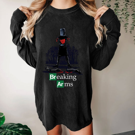 Breaking Arms Washed Long Sleeve Tee