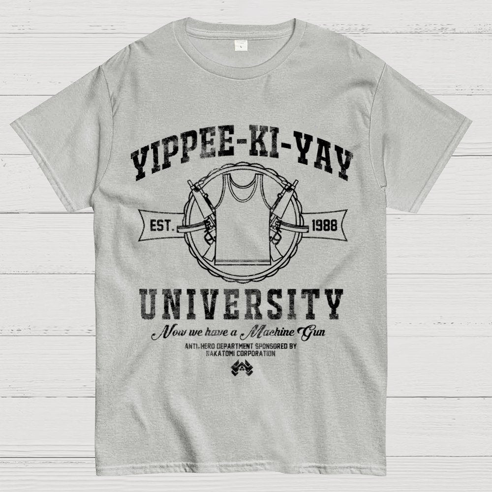 Yippee-Ki-Yay University Geek T-Shirt