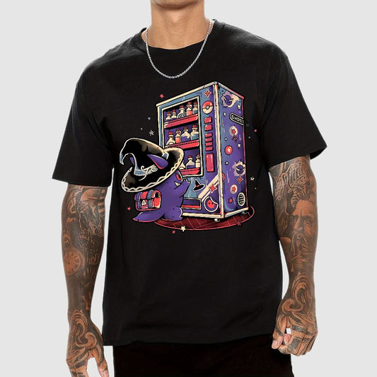 Ghost Vending Machine Geek T-Shirt