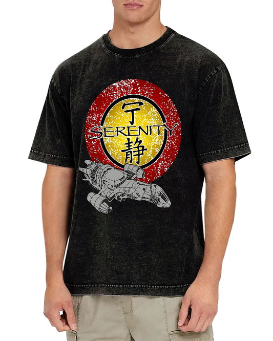 Firefly Starship Vintage Distressed T-shirt
