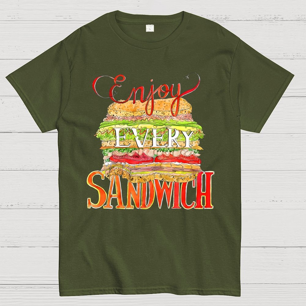 Enjoy Every Sandwich Geek T-Shirt