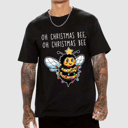 Oh Christmas Bee, Oh Christmas Bee Geek T-Shirt