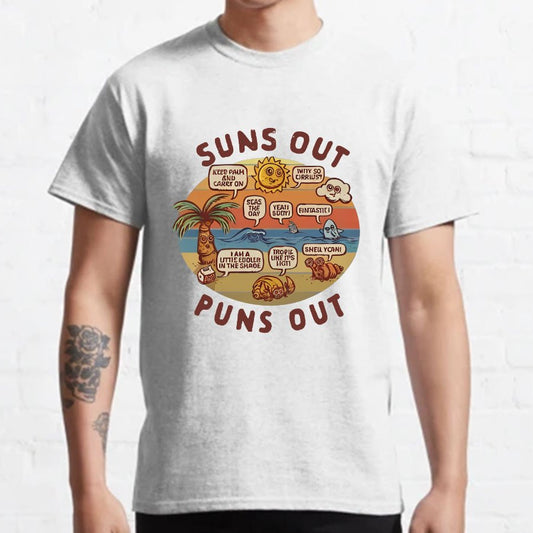 Suns out, Puns Out Nerdy T-Shirt