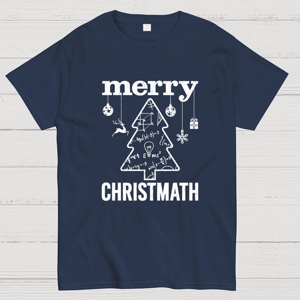 Merry Christmas Christmas Math Jokes Geek T-Shirt