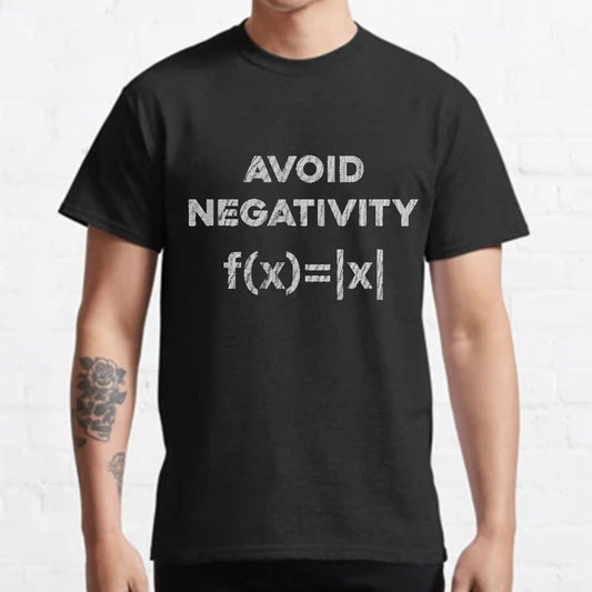 Avoid Negativity Geeky T-Shirt