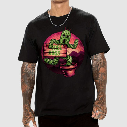 Huggable Cactus Geek T-Shirt