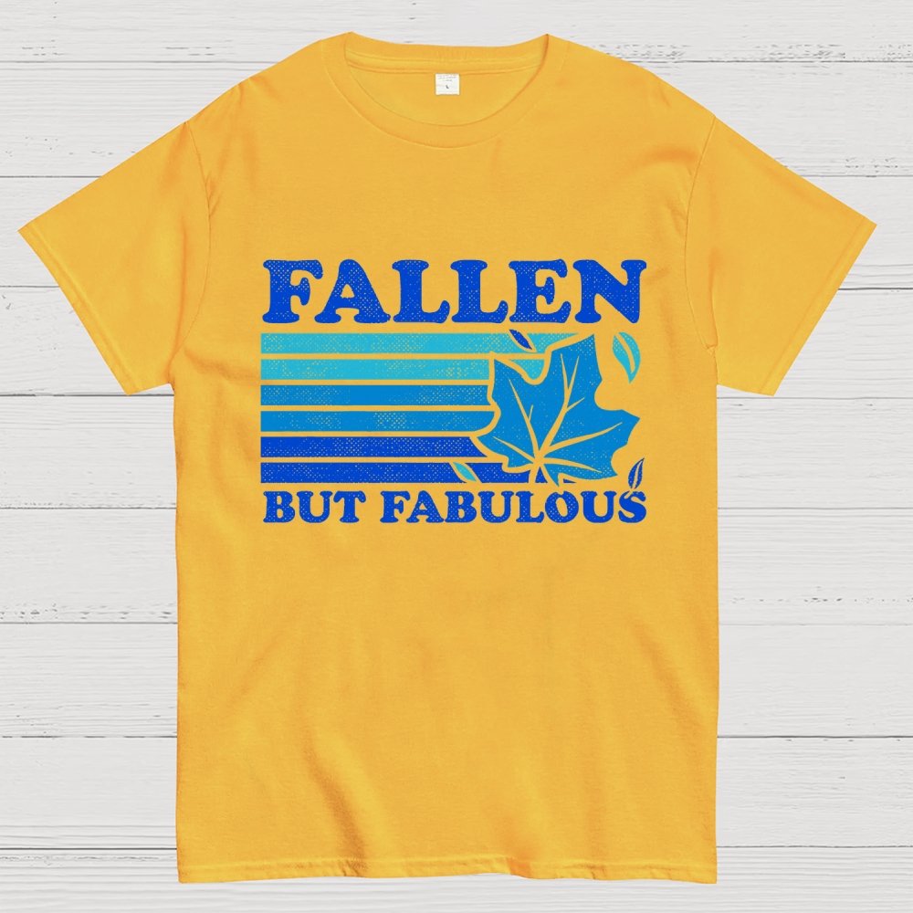 Fallen Autumn Leaves Geek T-Shirt
