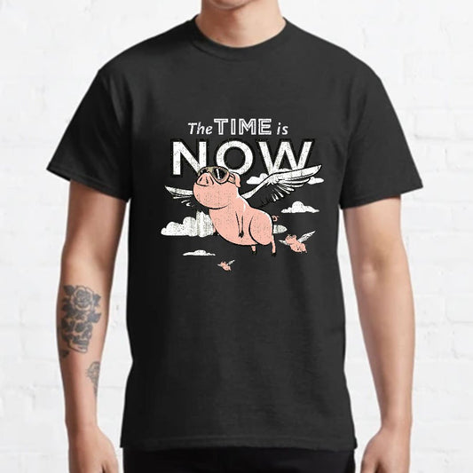 The Time Is Now Geeky T-Shirt