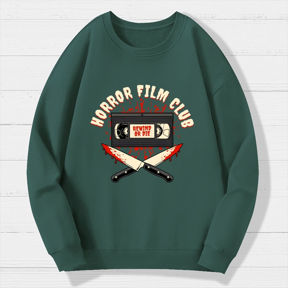 Horror Film Club Geek Cotton Sweatshirt