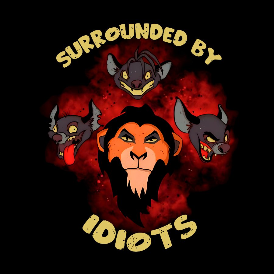 Surrounded by idiots Geek T-Shirt