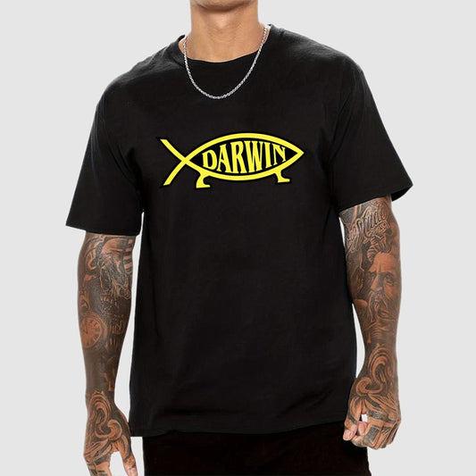 Darwin Fish Geek T-Shirt
