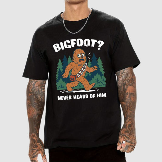 Bigfoot Never Heard Of Him Geek T-Shirt