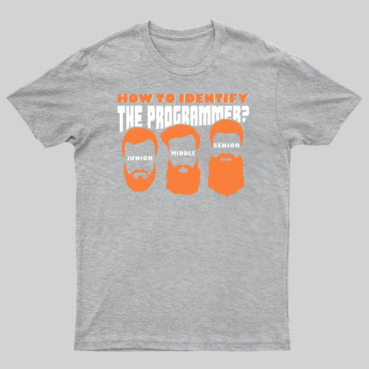 How To Identify The Programmer Funny Programmer Geeky T-Shirt