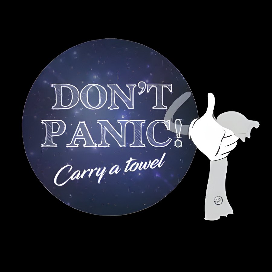 Don't Panic Grab a Towel!Geek T-Shirt