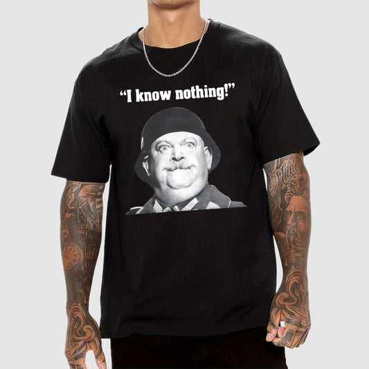 I Know Nothing Art Print Geek T-Shirt