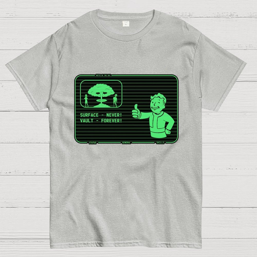 Surface Never Vault Forever Geek T-Shirt