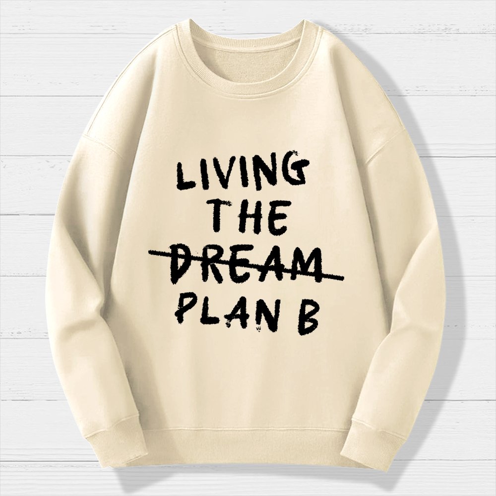 Living Plan B Geek Cotton Sweatshirt