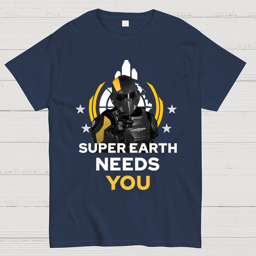 Super Earth Needs You Geek T-Shirt